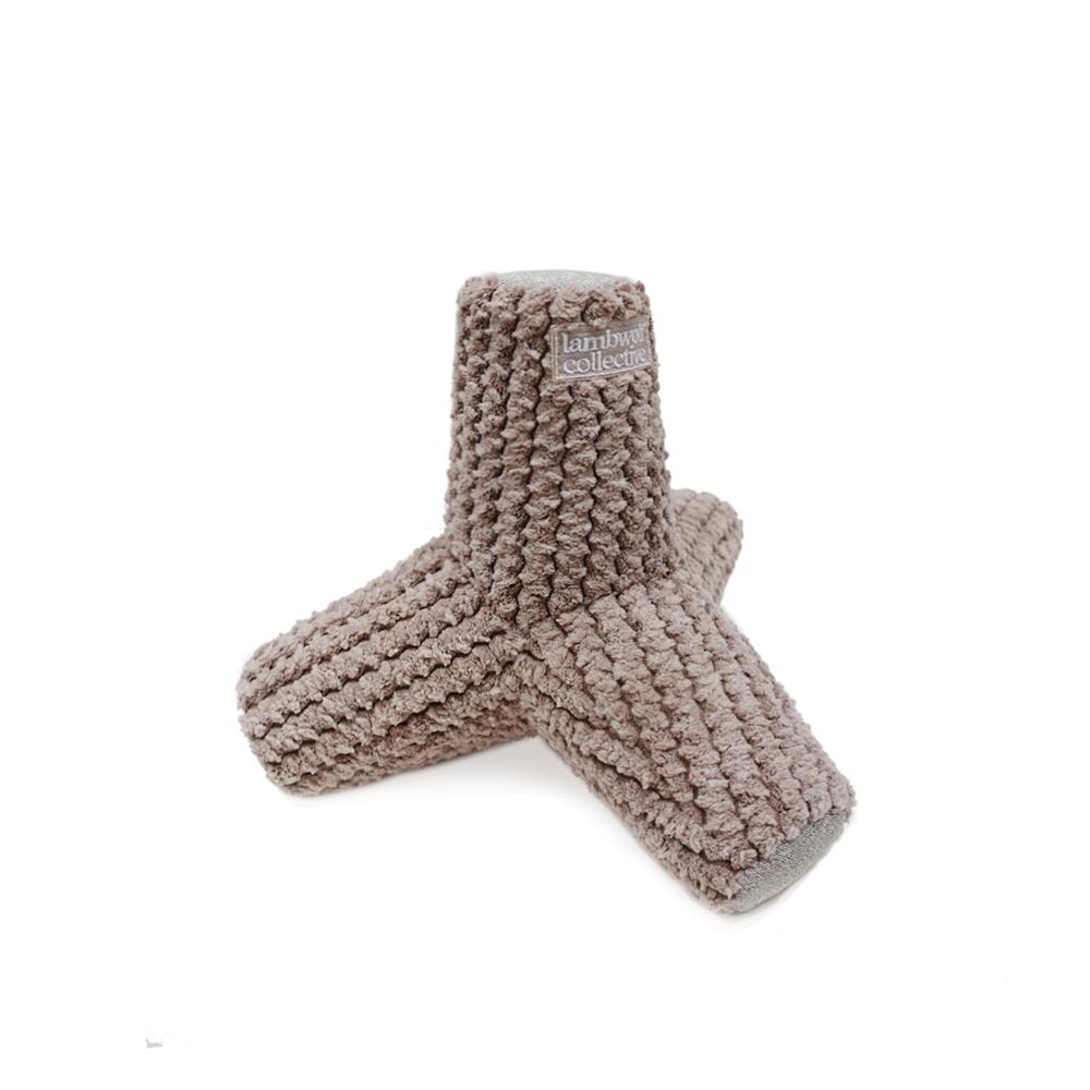 Lambwolf Collective Breuer Squeaky Dog Toy, Taupe