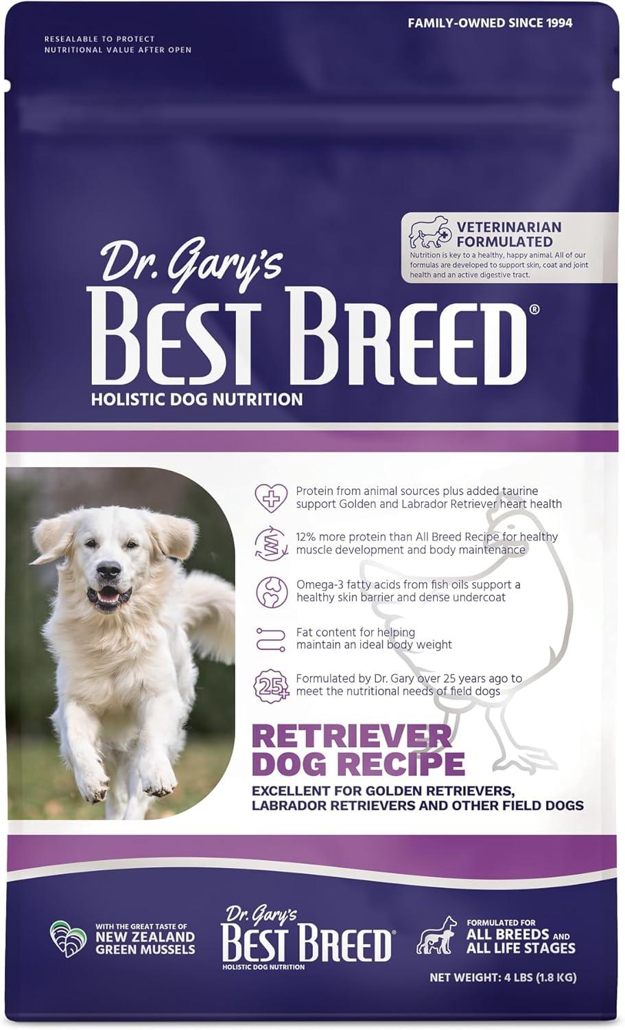 Dr. Gary's Best Breed Retriever Dry Dog Food, 4-lb