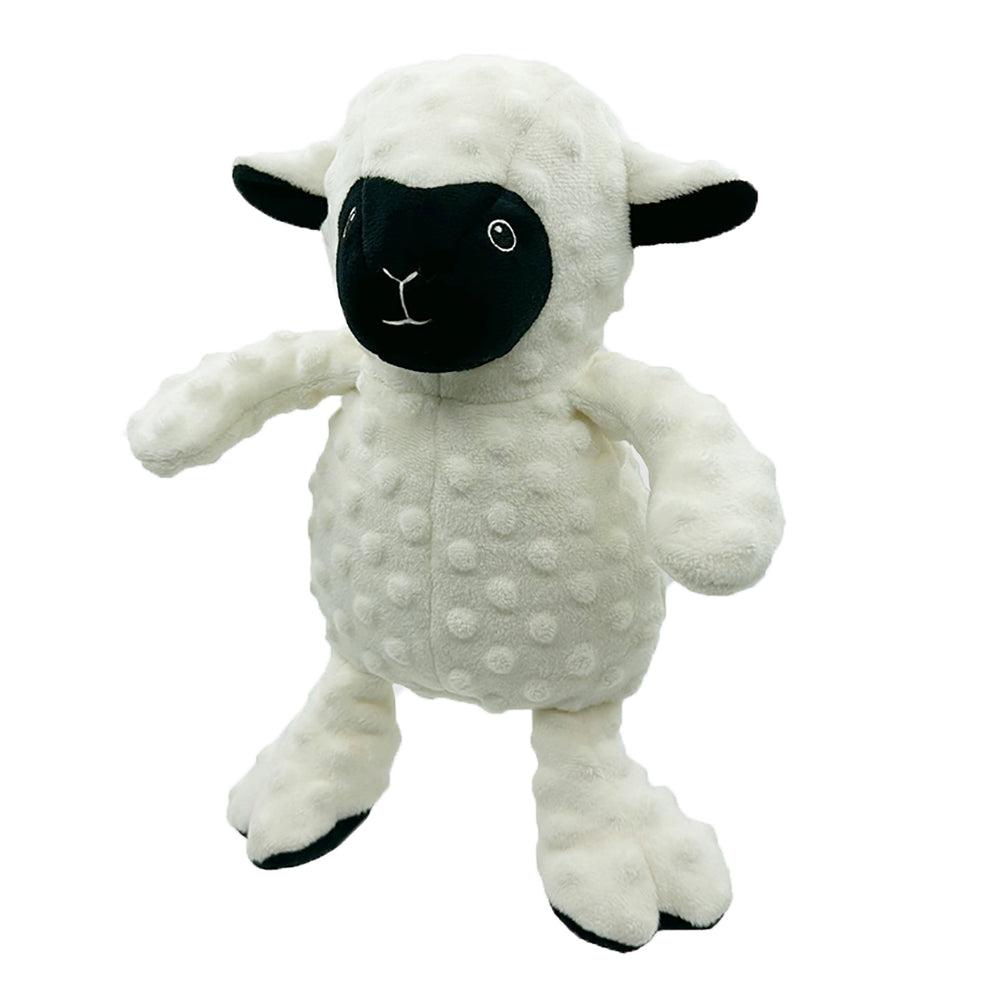 Petlou Dotty Friends Lamb Dog Toy, 12-in