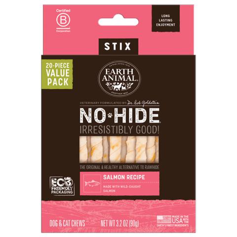 Earth Animal No-Hide Salmon Stix Value Box Dog Treats, 20-pk