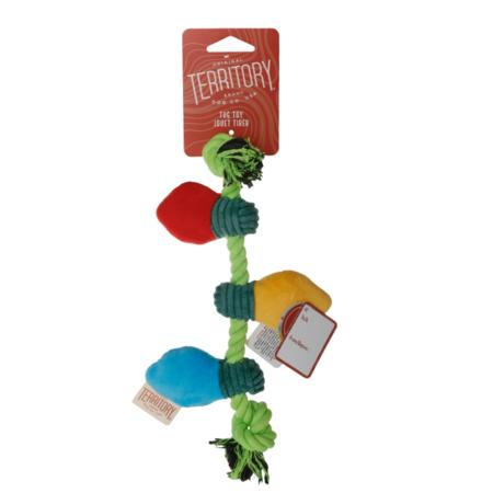 Tall Tails Holiday Lights Rope Tug Dog Toy, Large