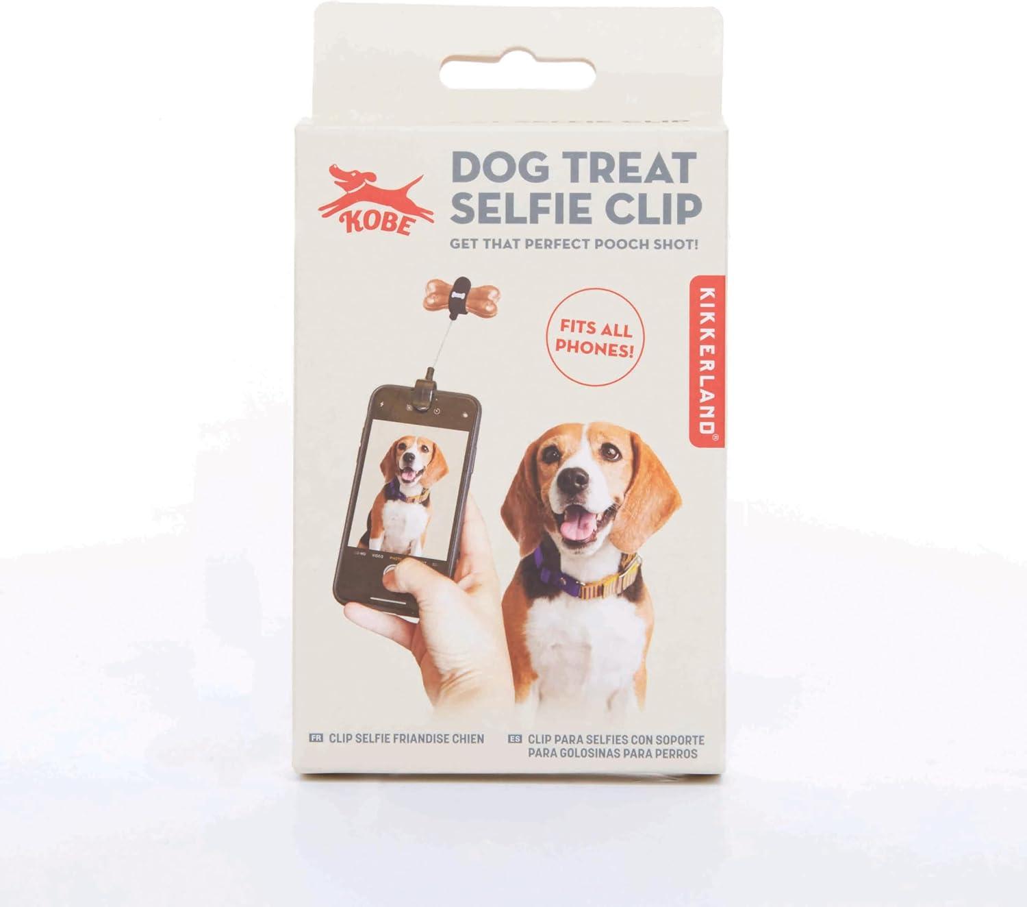 Kikkerland Kobe Dog Treat Selfie Clip