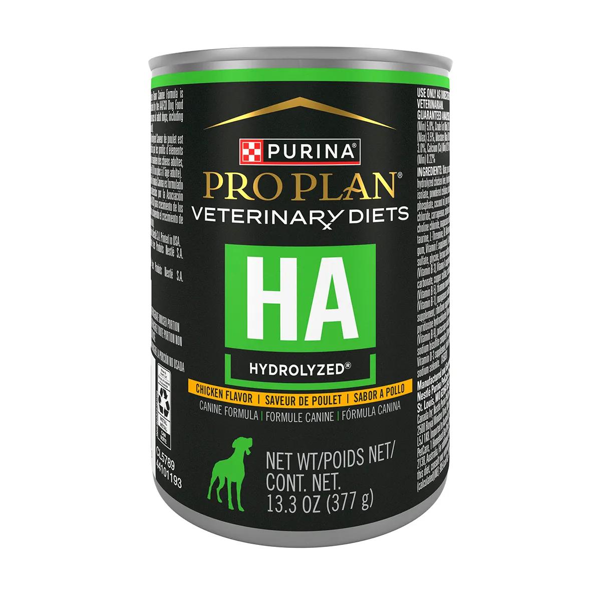 Purina Pro Plan Veterinary Diets HA Hydrolyzed Chicken Flavor Wet Dog Food Can, 13.3-oz