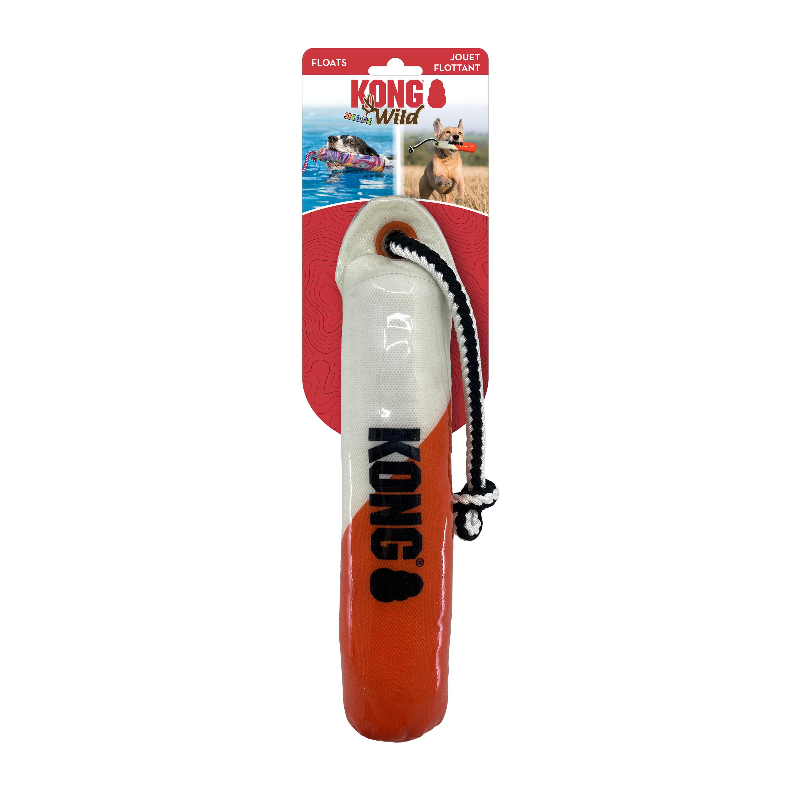 KONG Wild Shieldz Training Dummy for Dogs, Orange/White, Small/Medium