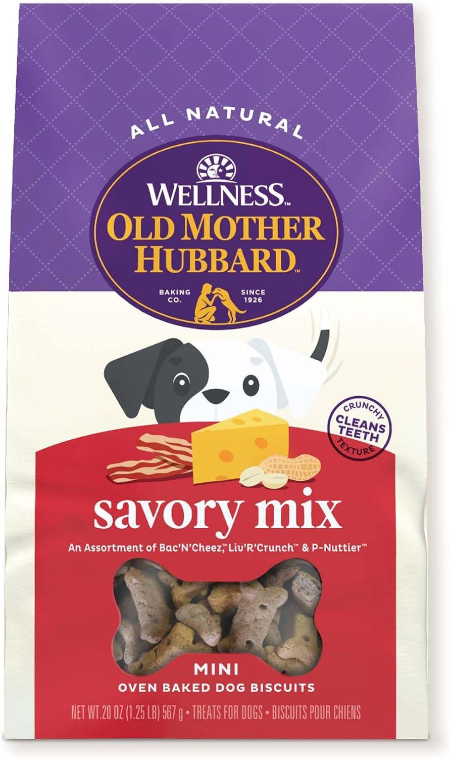 Old Mother Hubbard Classic Savory Mix Dog Treats, Mini, 20-oz