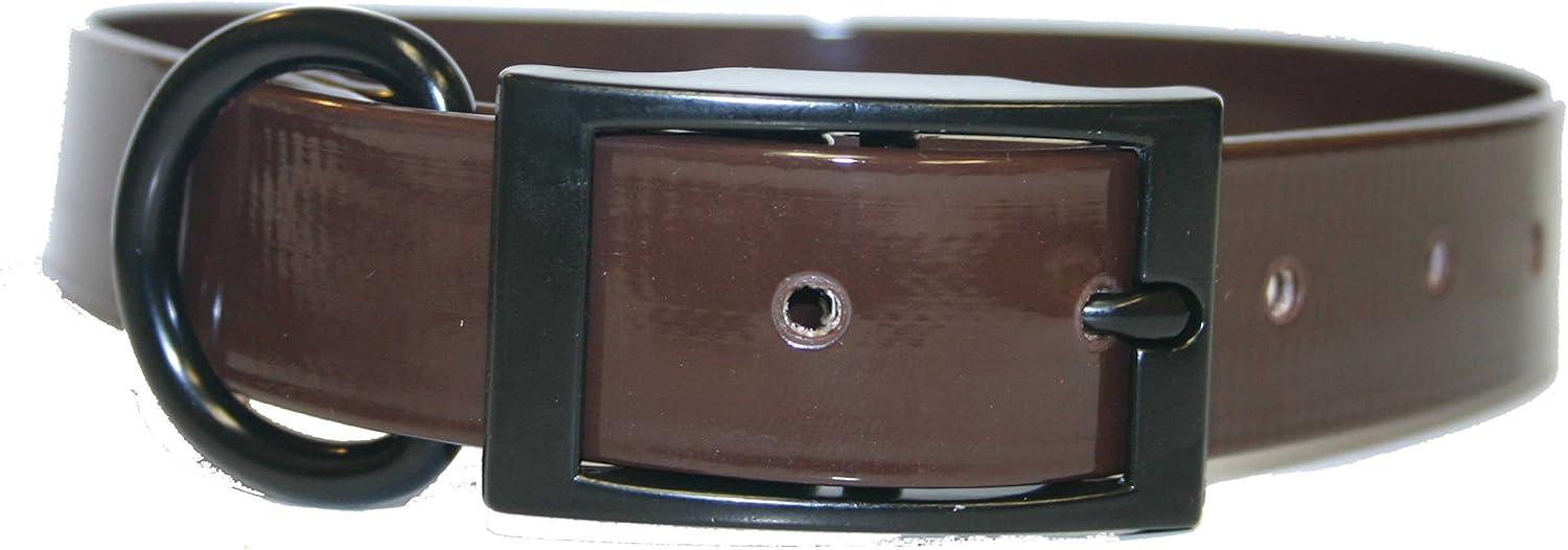 Leather Brothers/OmniPet SunGlo Regular Dog Collar, Brown