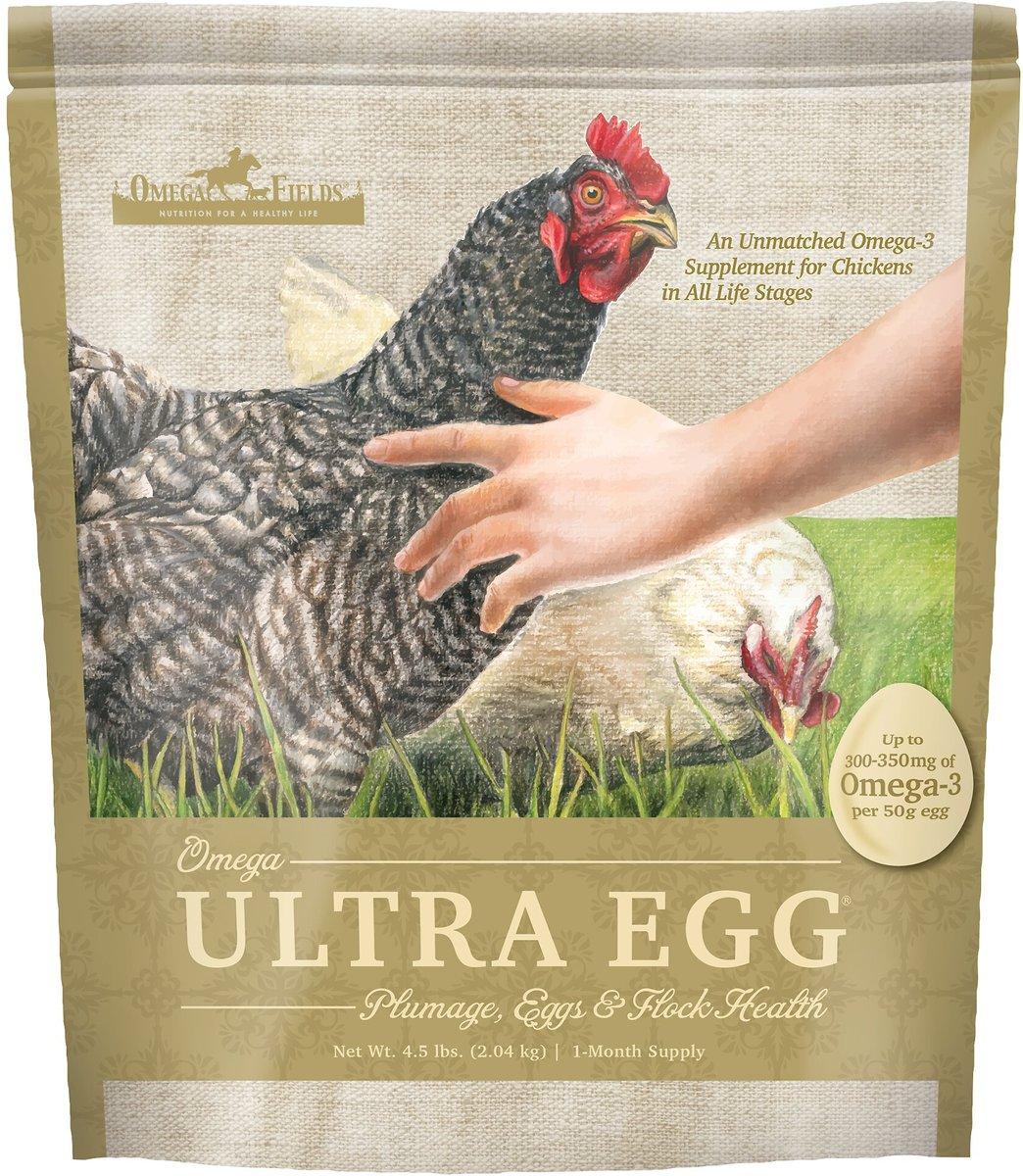 Omega Fields Omega Ultra Egg Chicken Supplement, 4.5-lb