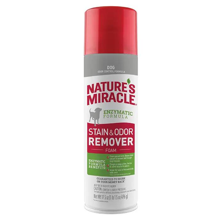 Nature's Miracle Stain & Odor Remover Foaming Aerosol for Dogs, 17.5-oz