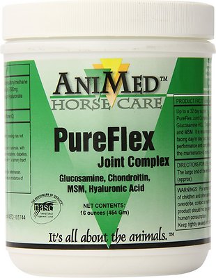AniMed PureFlex Joint Complex Horse Supplement, 16-oz tub