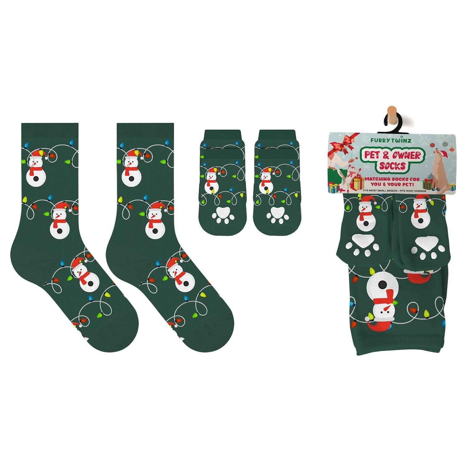 TAGCO Pet & Owner Socks, Light Bulb