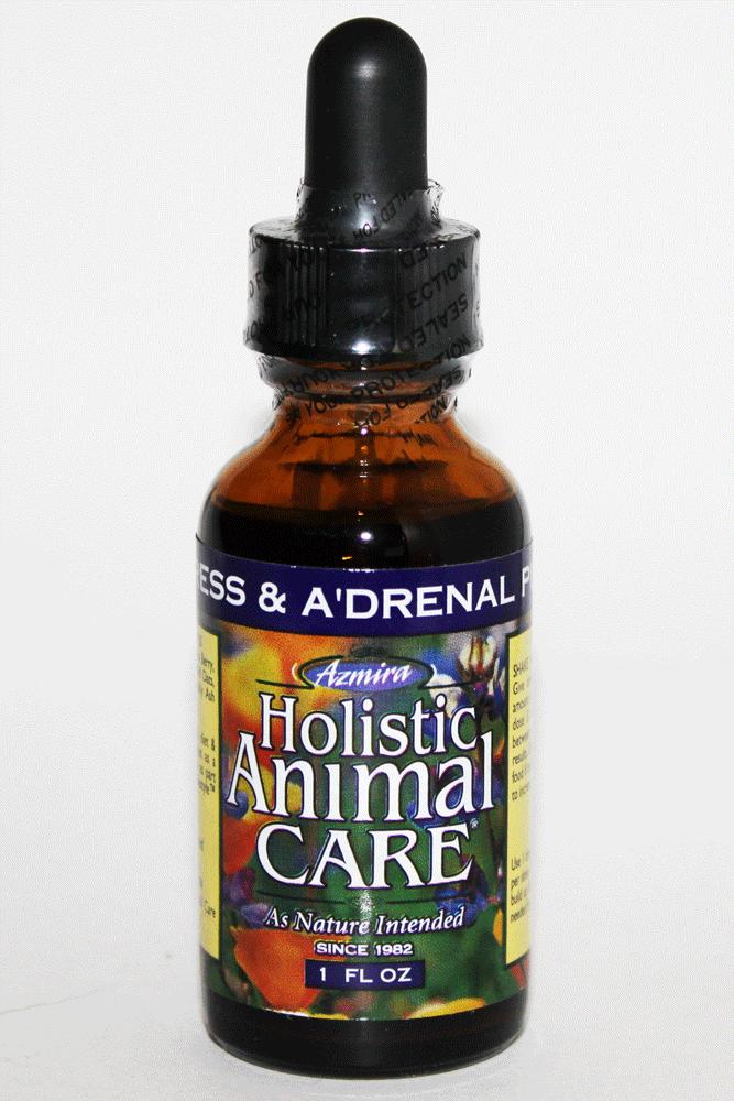 Azmira Holistic Animal Care Extract Stress & A’Drenal Plex Pet Supplement, 1-oz