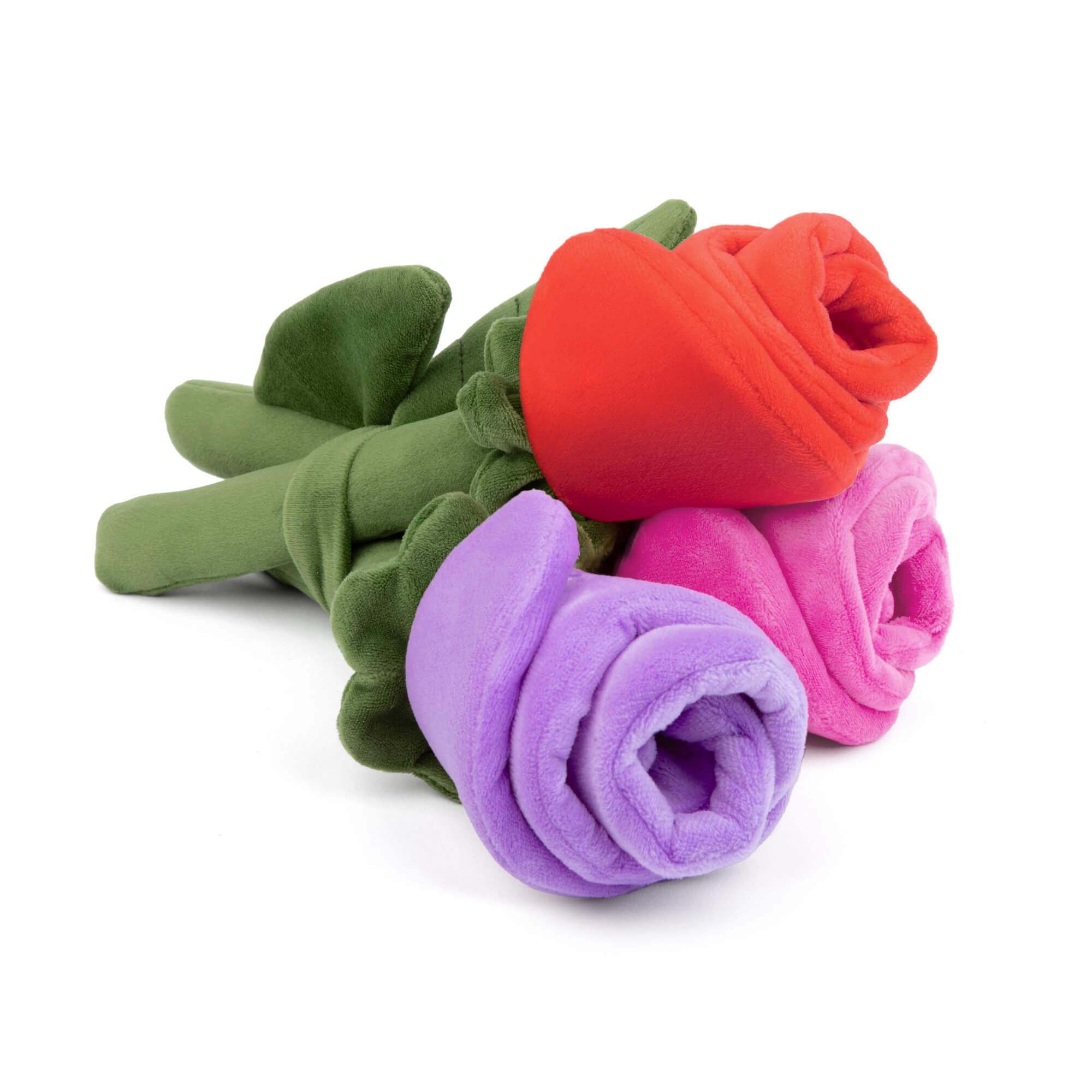 The Foggy Doggy Bouquet of Roses Snuffle Dog Toy, 10 x 4 x 4-in