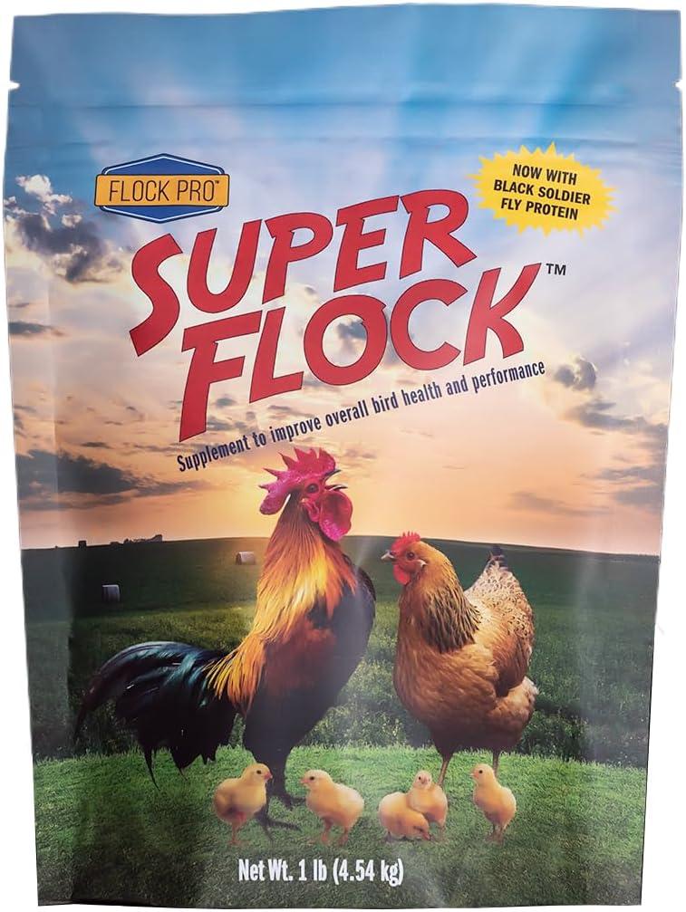 Animal Health Solutions Flock Pro Super Flock Poultry Supplement, 16-oz