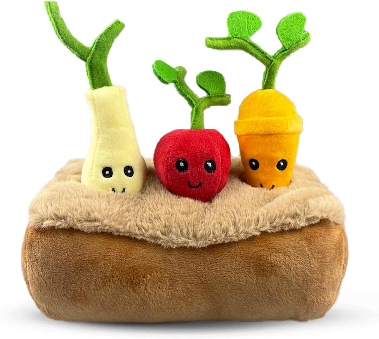 Nandog My BFF Veggies Interactive Dog Toy