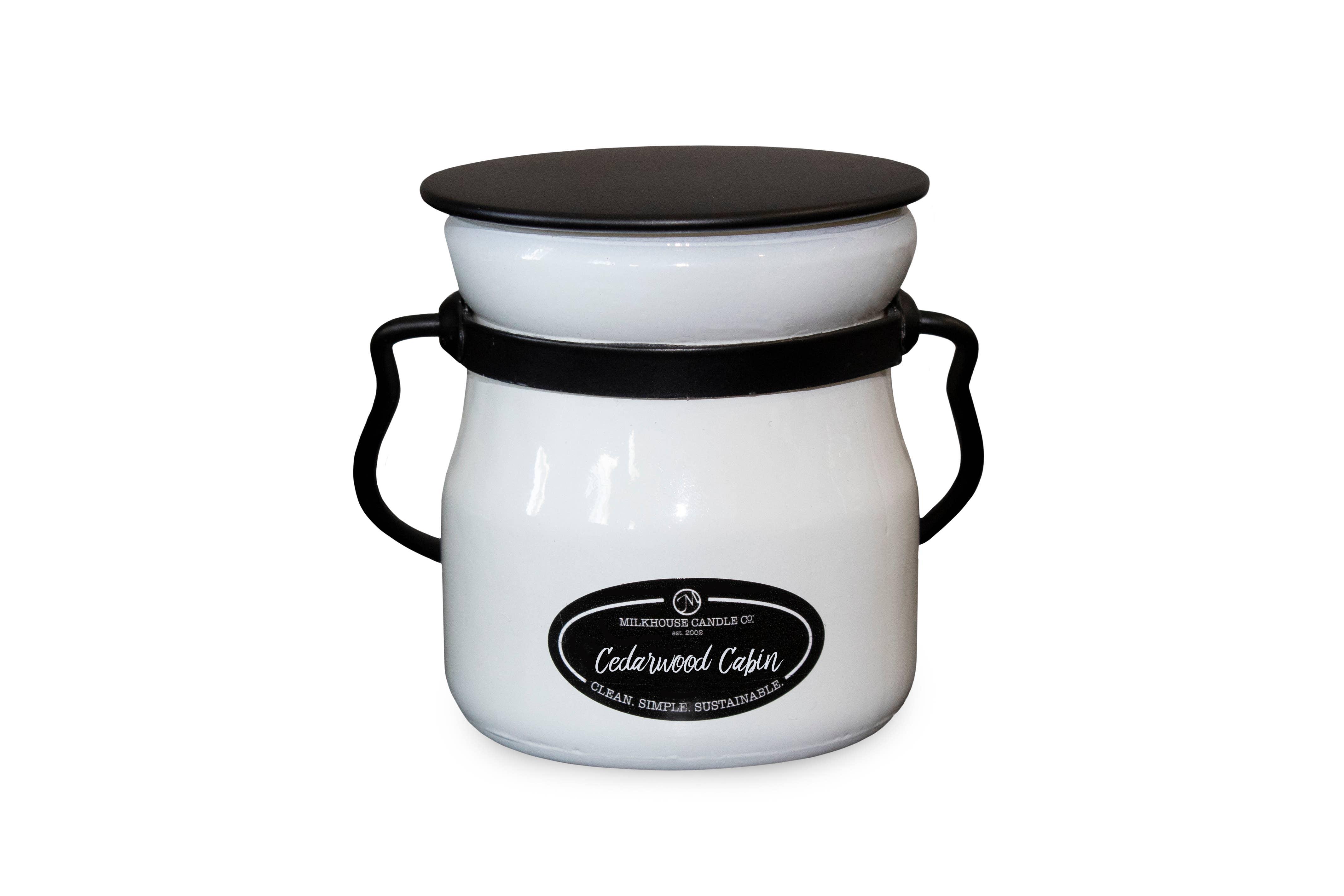Milkhouse Candle Co. Cedarwood Cabin Cream Jar Candle, 5-oz