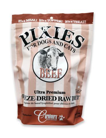 Carnivora Pixies Beef Freeze-Dried Raw Dog & Cat Food, 12-oz|340-gram