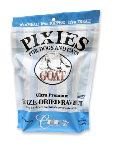 Carnivora Pixies Goat Freeze-Dried Raw Dog & Cat Food, 12-oz|340-gram