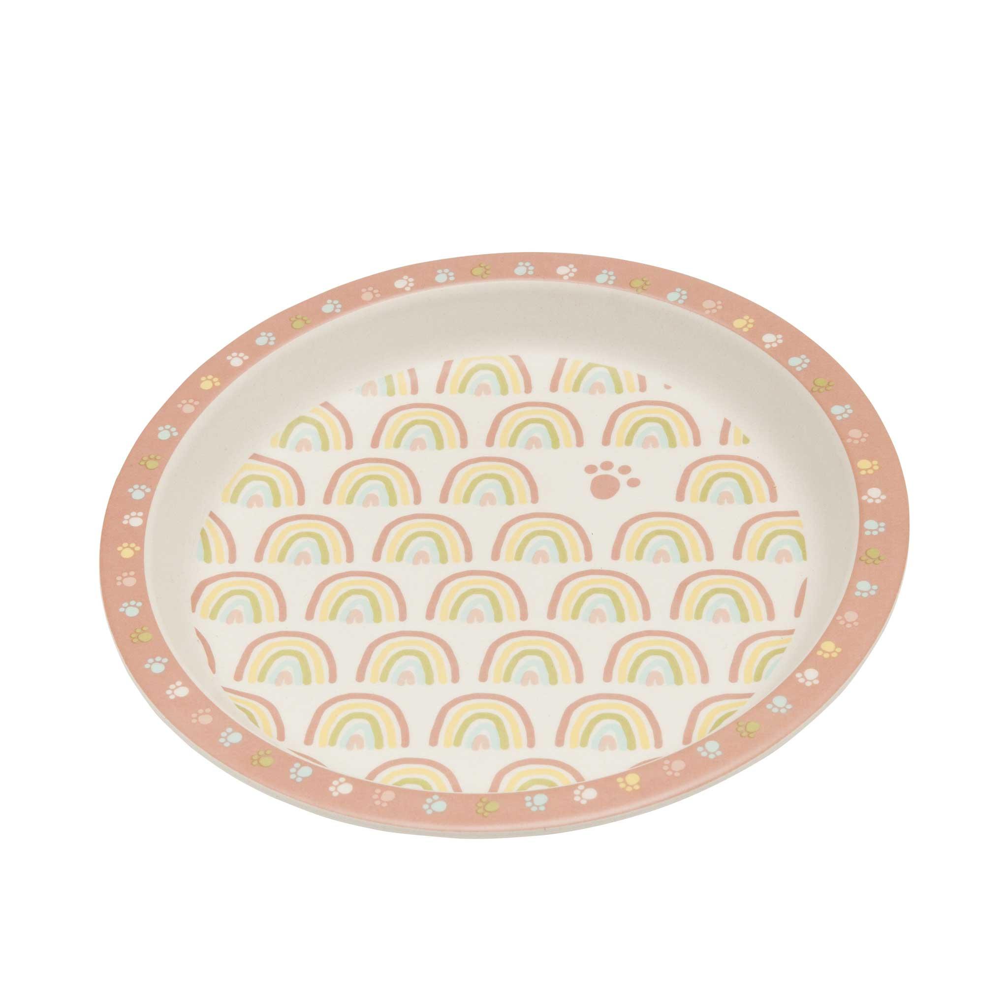 ORE Pet Bamboo Rainbows Pet Bowl