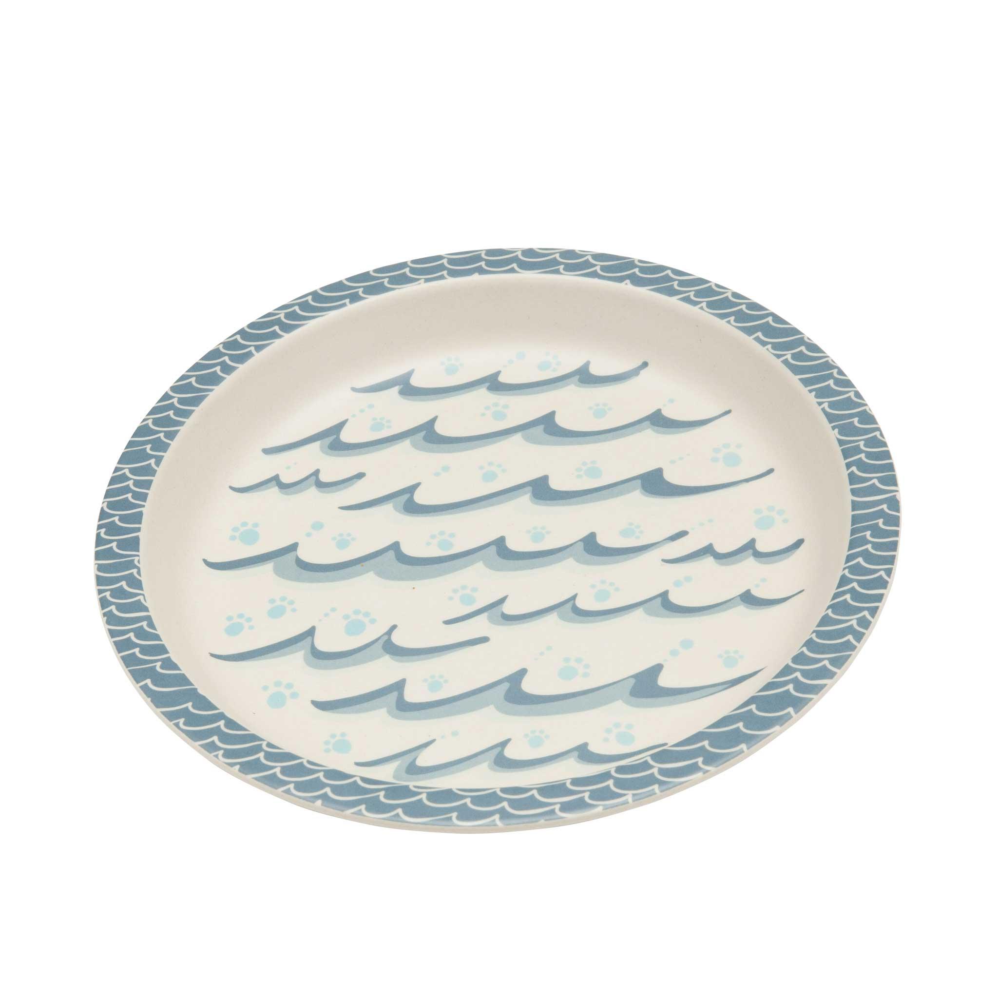 ORE Pet Bamboo Waves Pet Bowl