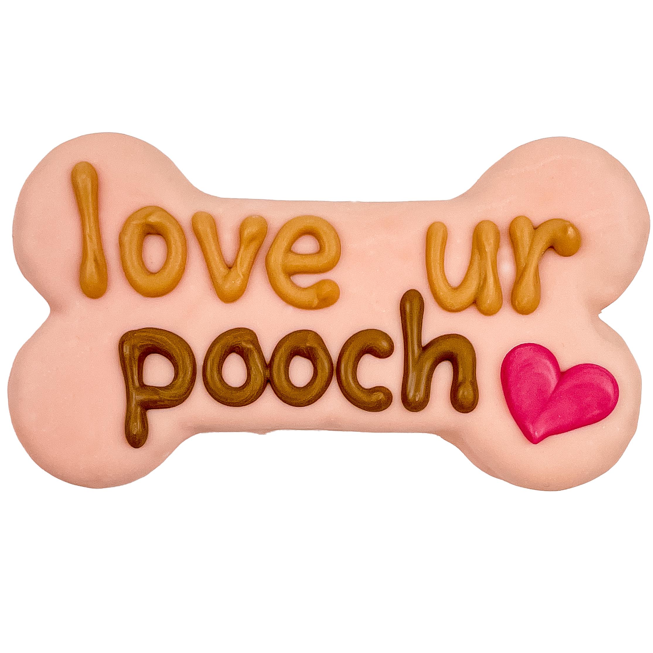 Bosco & Roxy's Love Ur Pooch Bone Dog Treats, 6-in