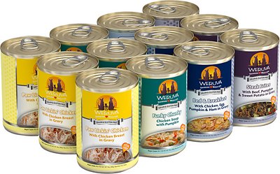 Weruva Dog Classic Baron's Batch Variety Pack Grain-Free Wet Dog Food, 14-oz, 12-pack (**)