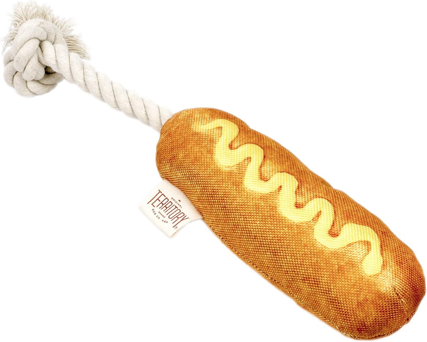 Original Territory Rodeo Corndog Dog Toy
