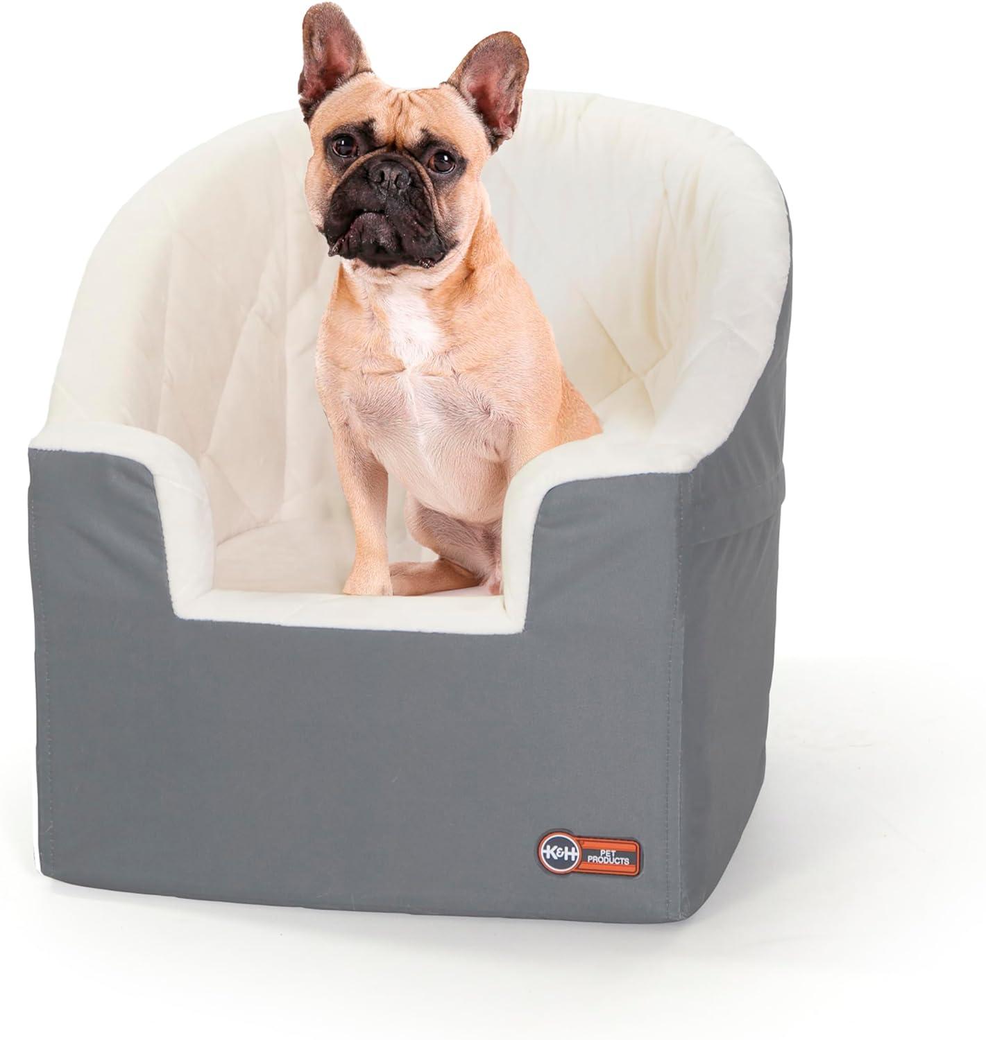 K&H Bucket Booster Pet Seat, Gray/Cream