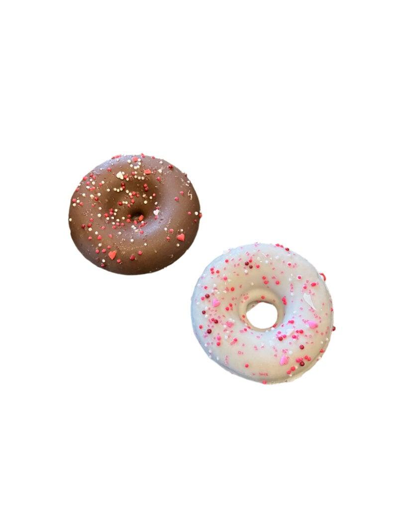 Bosco & Roxy's Valentine's Day Love Dipped Donuts Dog Treats, 3.5-in