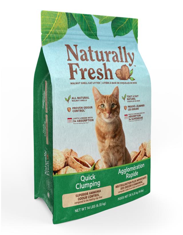 Naturally Fresh Walnut-Based Quick-Clumping Cat Litter (CA), 14-lb
