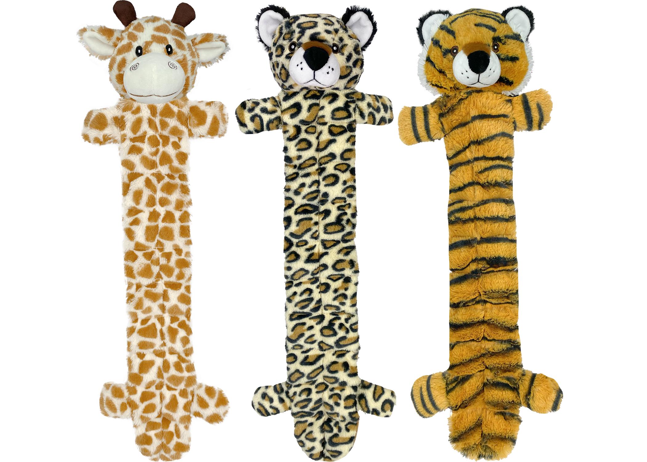 Multipet Safari Squeaker Mat Dog Toy, Assorted, 24-in
