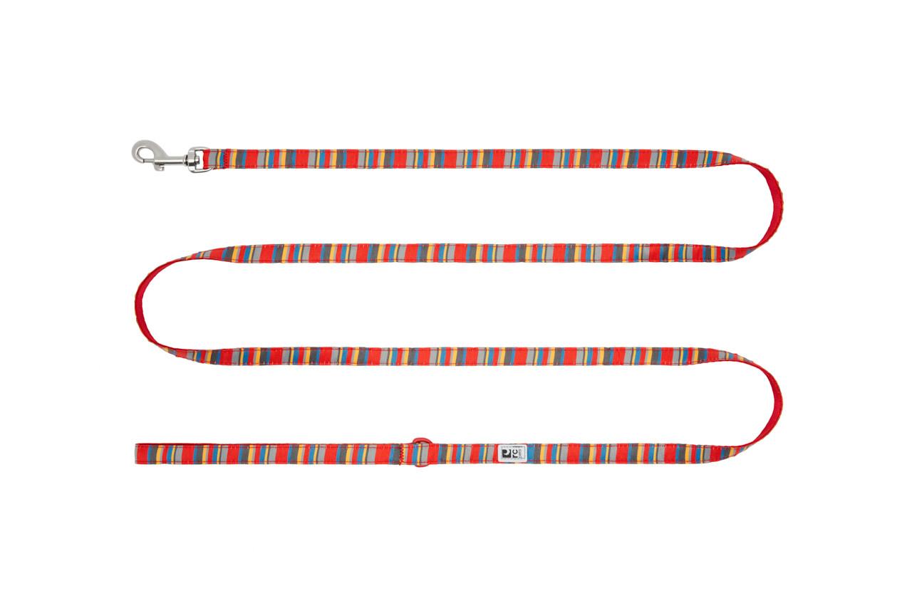 RC Pets Petite Dog Leash, Multi Stripes, 1/2-in x 6-ft