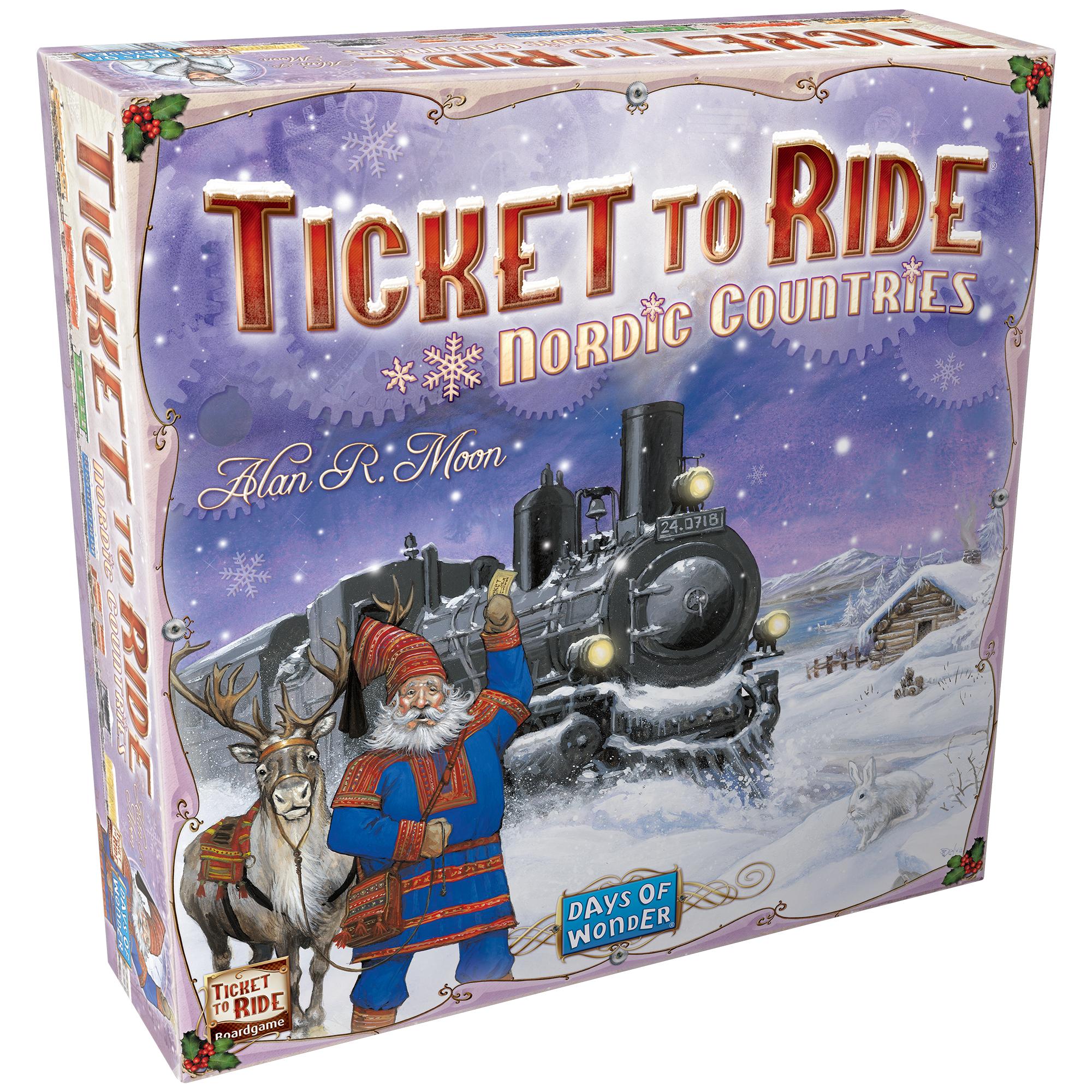 Days of Wonder Ticket to Ride Nordic Countries Board Game