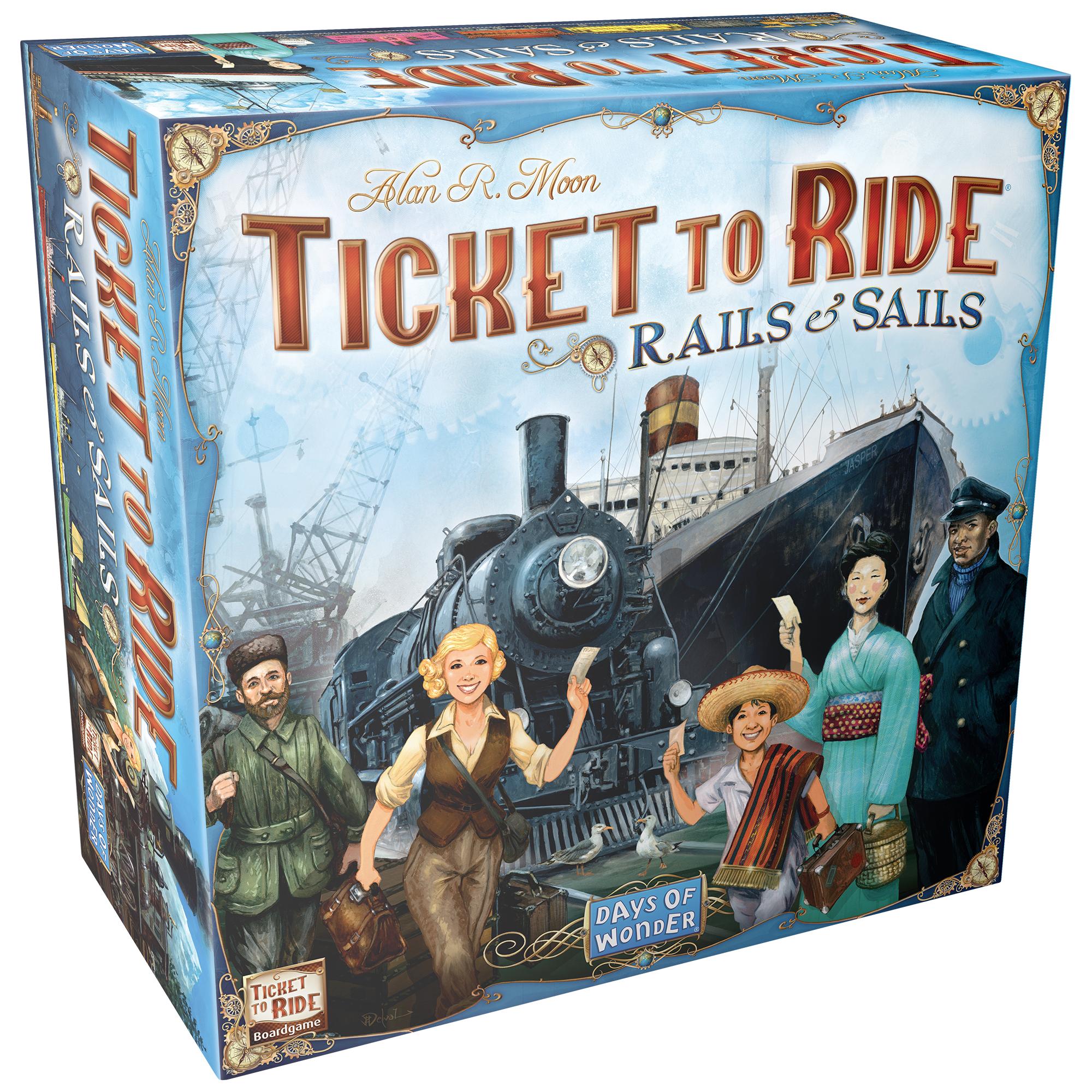 Days of Wonder Ticket to Ride Rails & Sails Board Game
