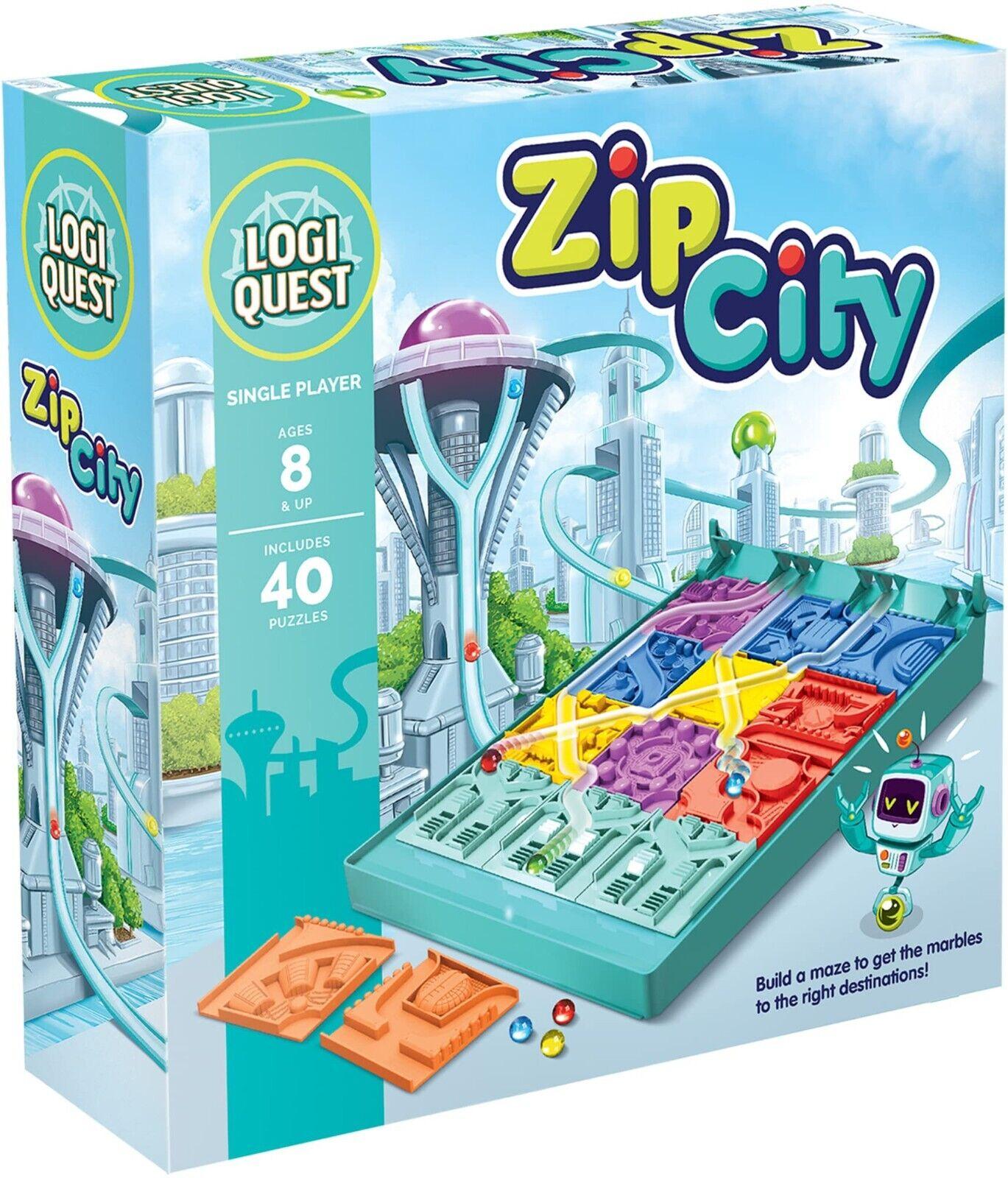 LogiQuest Zip City Puzzle Game