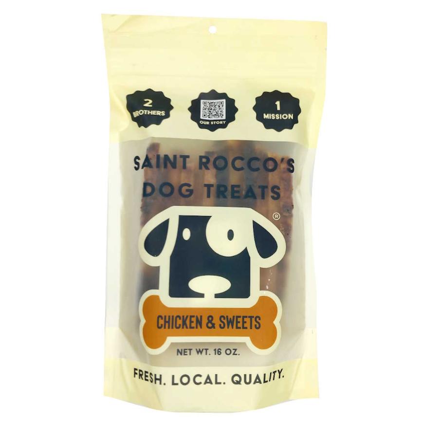 Saint Rocco's Treats Chicken & Sweets Dog Treats