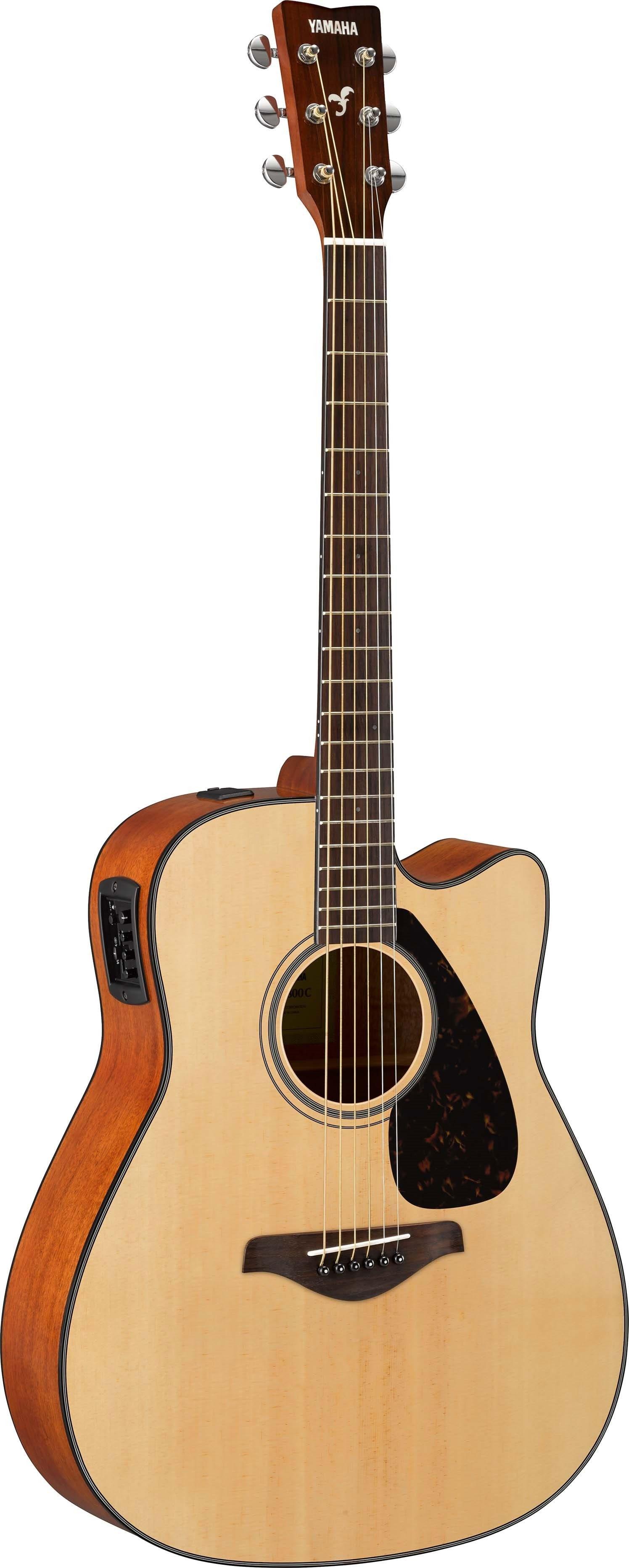 Yamaha FGX800C Acoustic Electric Guitar, Natural, 40.86-in x 16.22-in