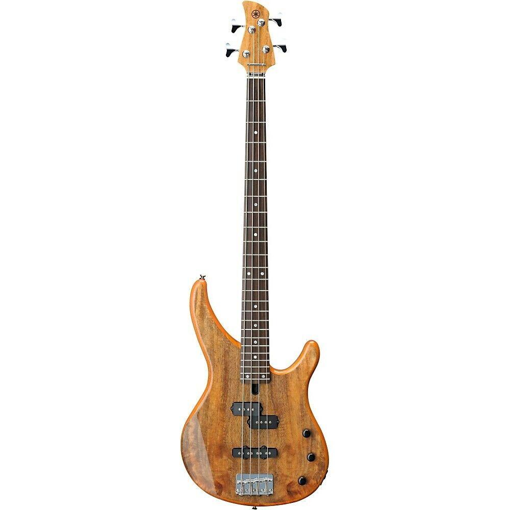 Yamaha TRBX174EW 4-String Electric Bass Guitar, Natural, 34-in