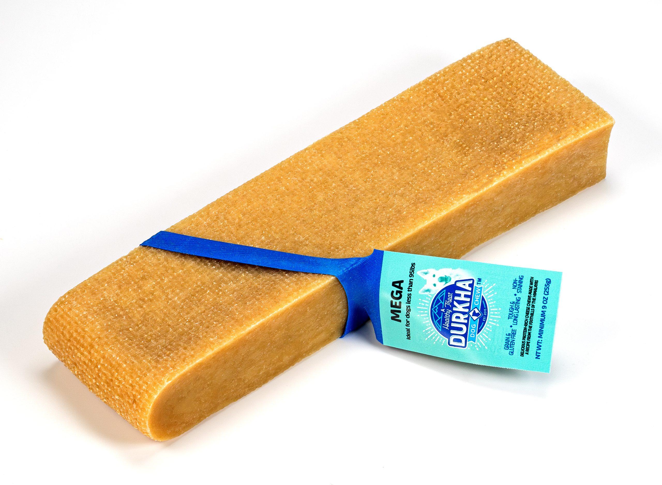 Durkha Dog Chew Himalayan Cheese Chews Dog Treats, Mega, 9-oz