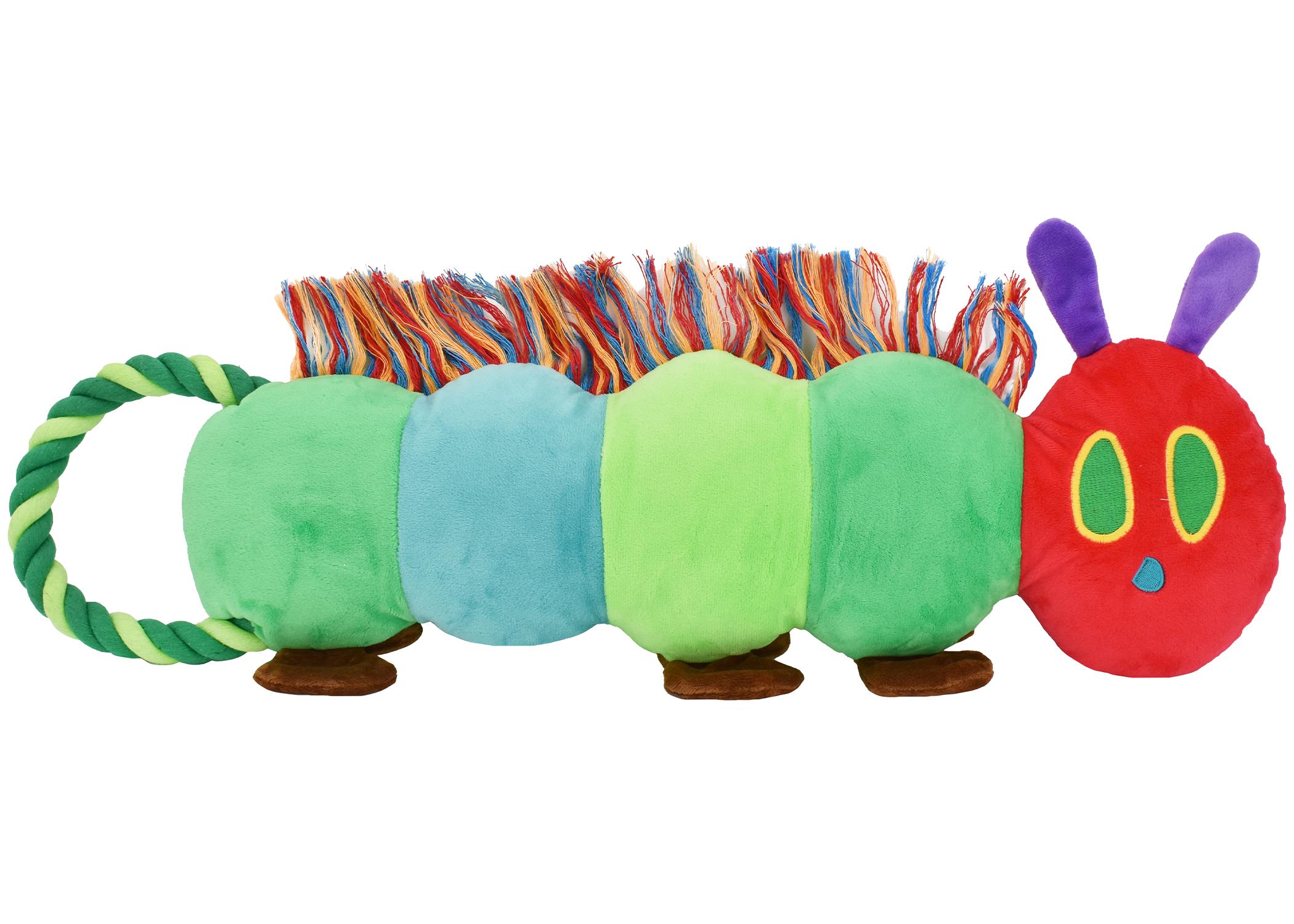 Multipet Eric Carle Very Hungry Caterpillar Rope Tug Dog Toy, 24-in