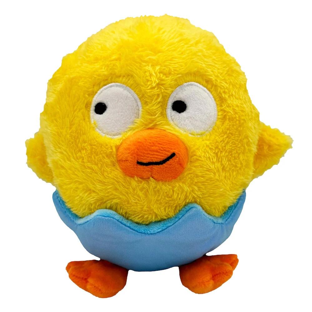 Huxley & Kent Power Plush Chick-a-Dee Dog Toy, Small