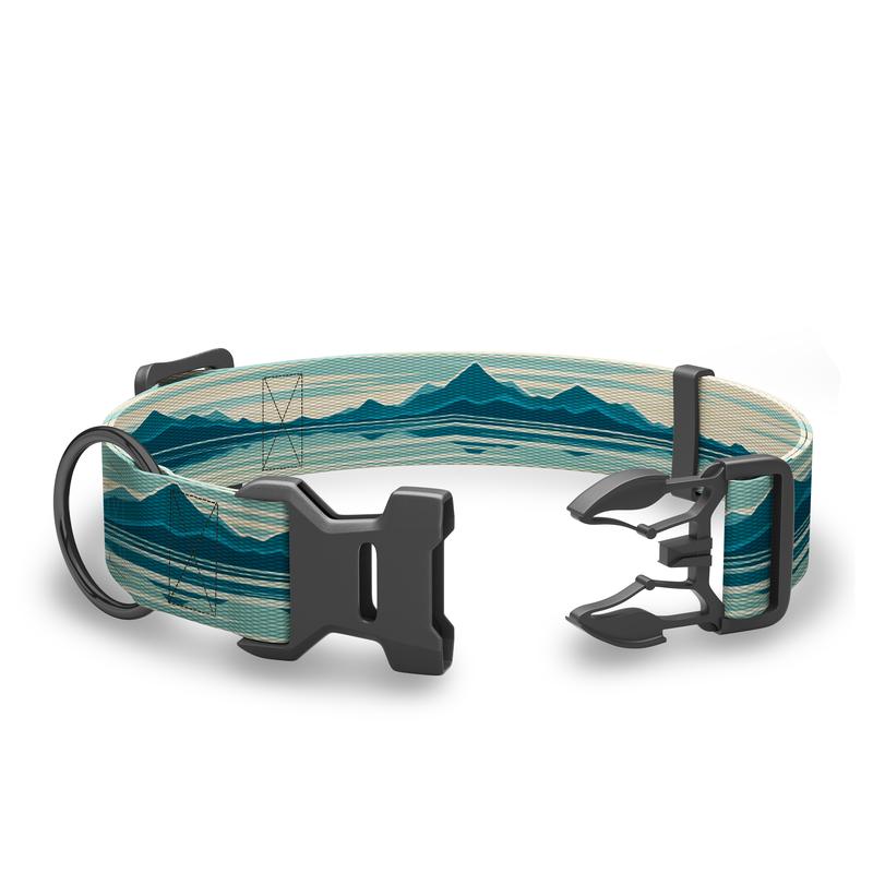 Wingo Outdoors Coosa Dog Collar, Mountain Lake, Large