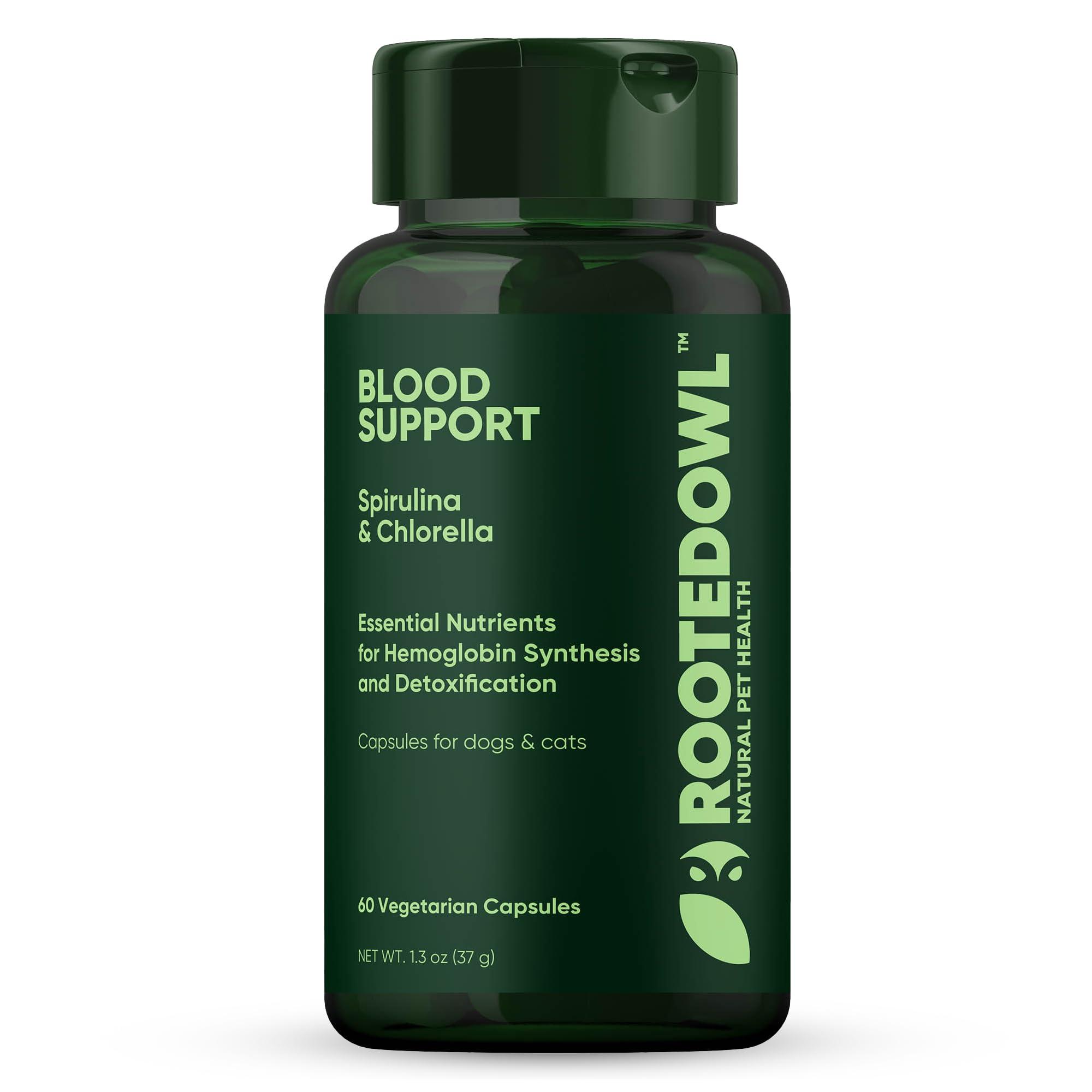 Rooted Owl Blood Support Capsules Dog & Cat Supplement