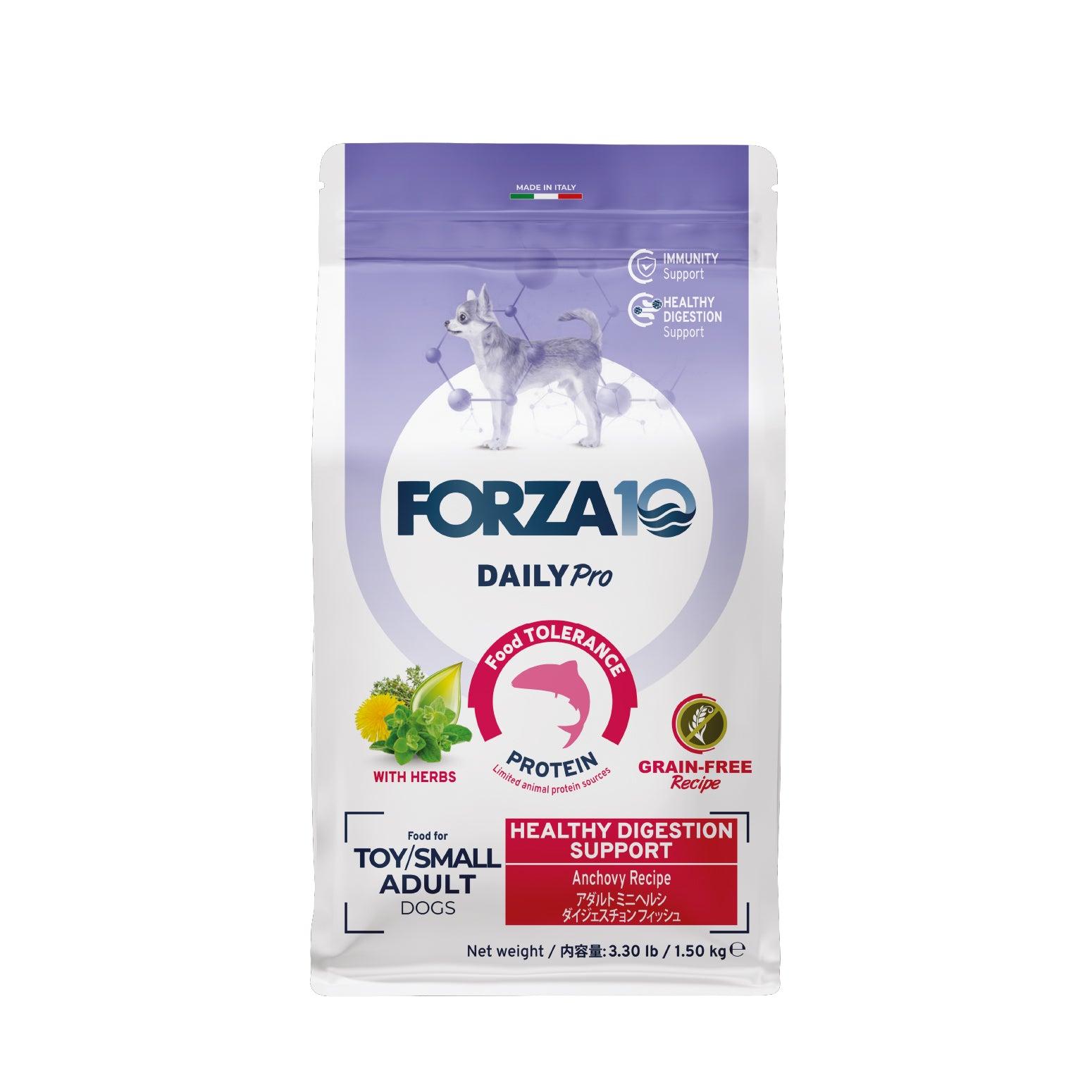 Forza10 Daily Pro Healthy Digestion Small Breed Grain-Free Dry Dog Food