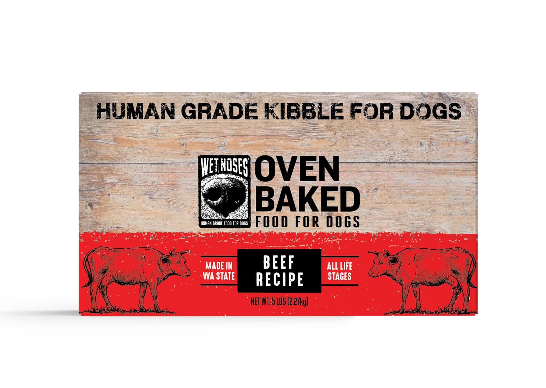 Wet Noses Oven Baked Beef Dry Dog Food, 5-lb