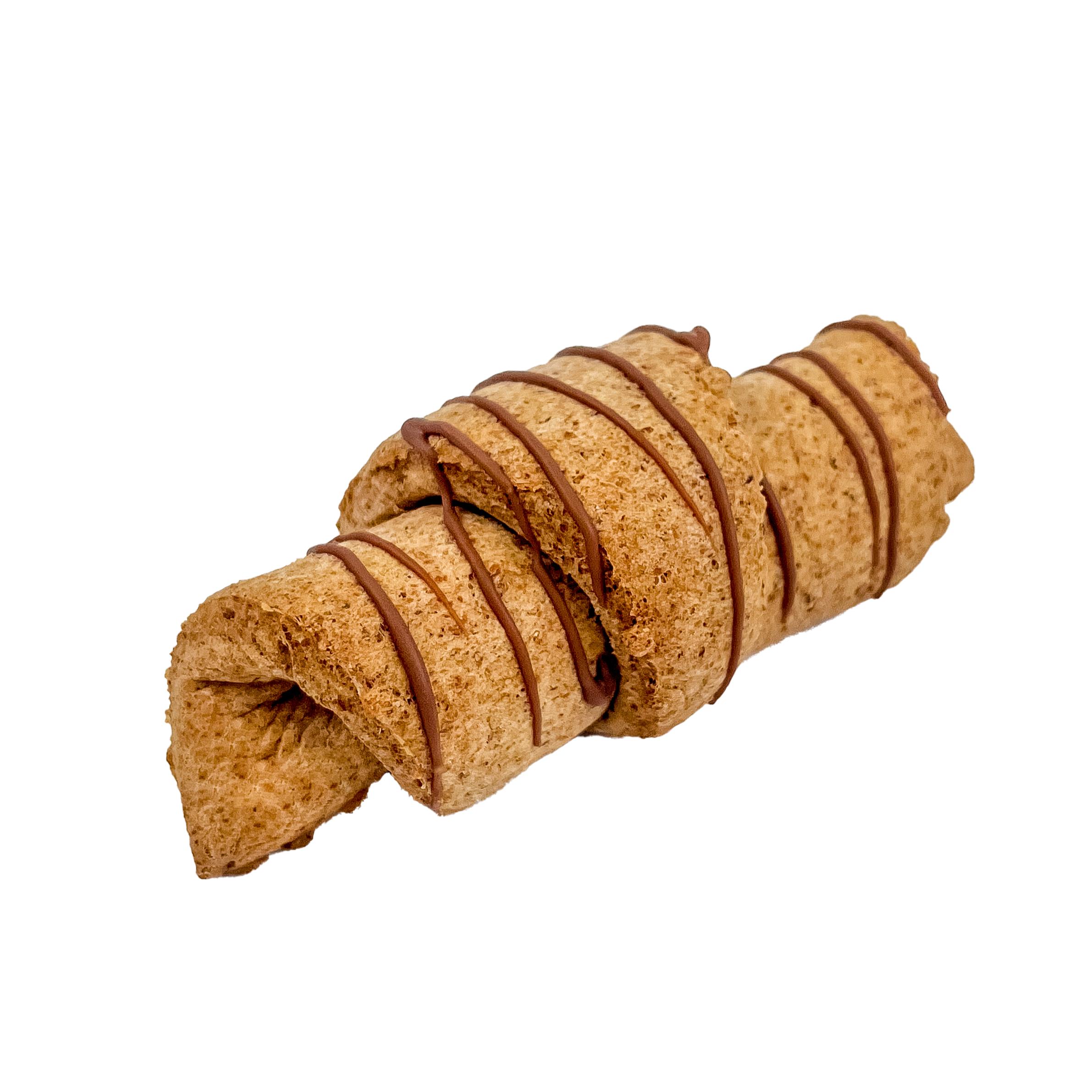 Bosco & Roxy's Cafe Butter Late than Never Croissant Dog Treats, 4-in