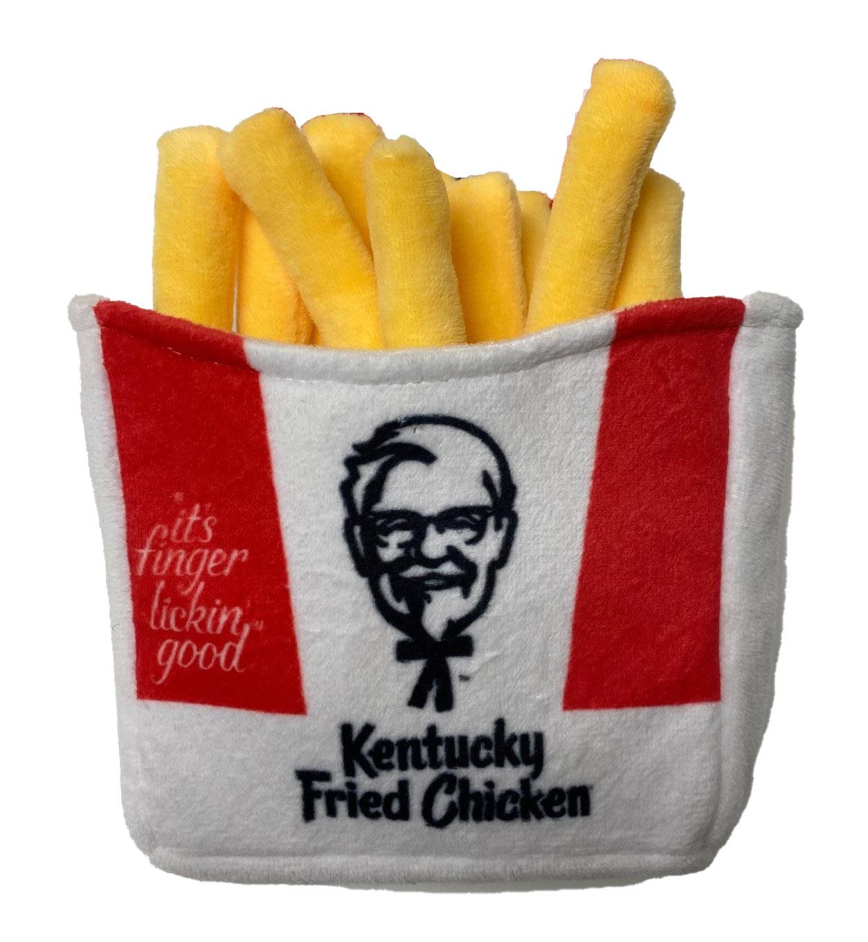 Ethical Spot KFC Fries Plush Dog Toy, 6-in