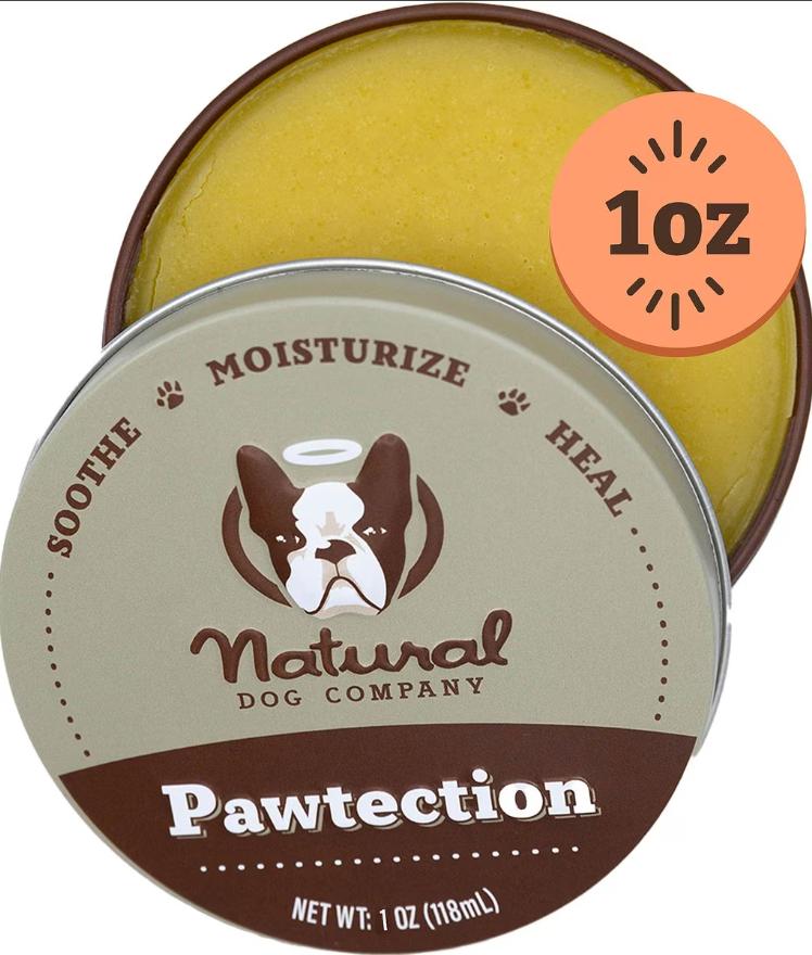 Natural Dog Company PawTection Balm Tin for Dogs, 1-oz