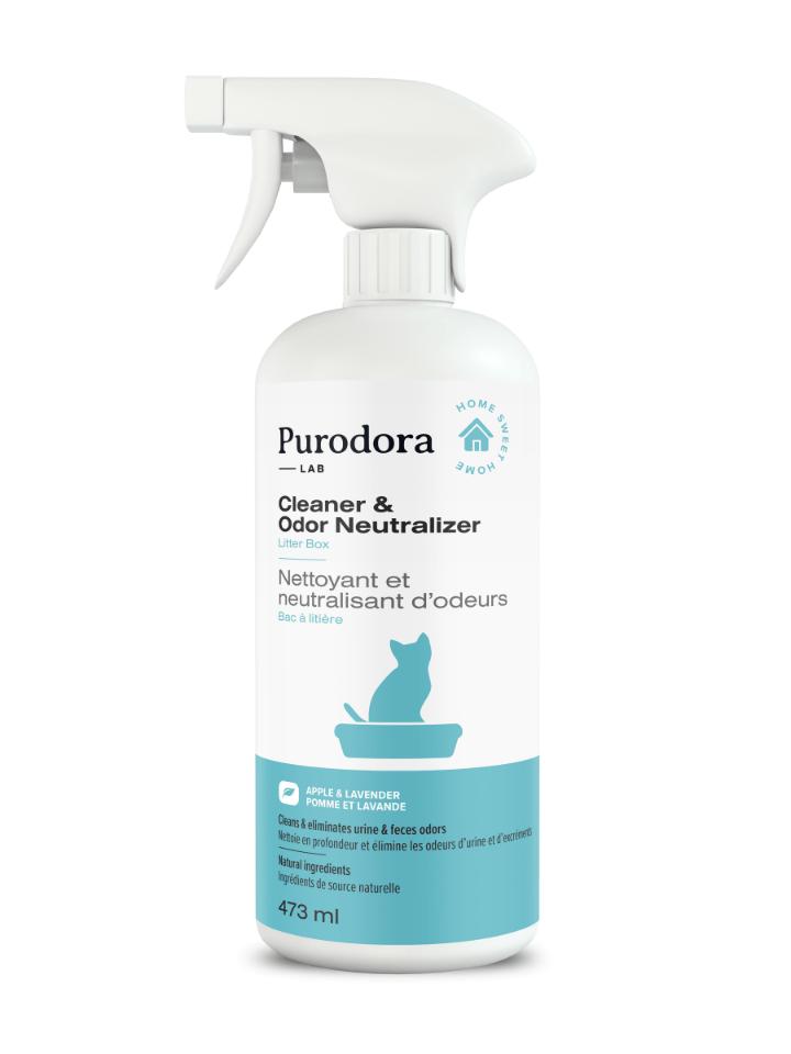 Purodora Lab Cat Litter Box Cleaner & Odor Neutralizer, 473-mL