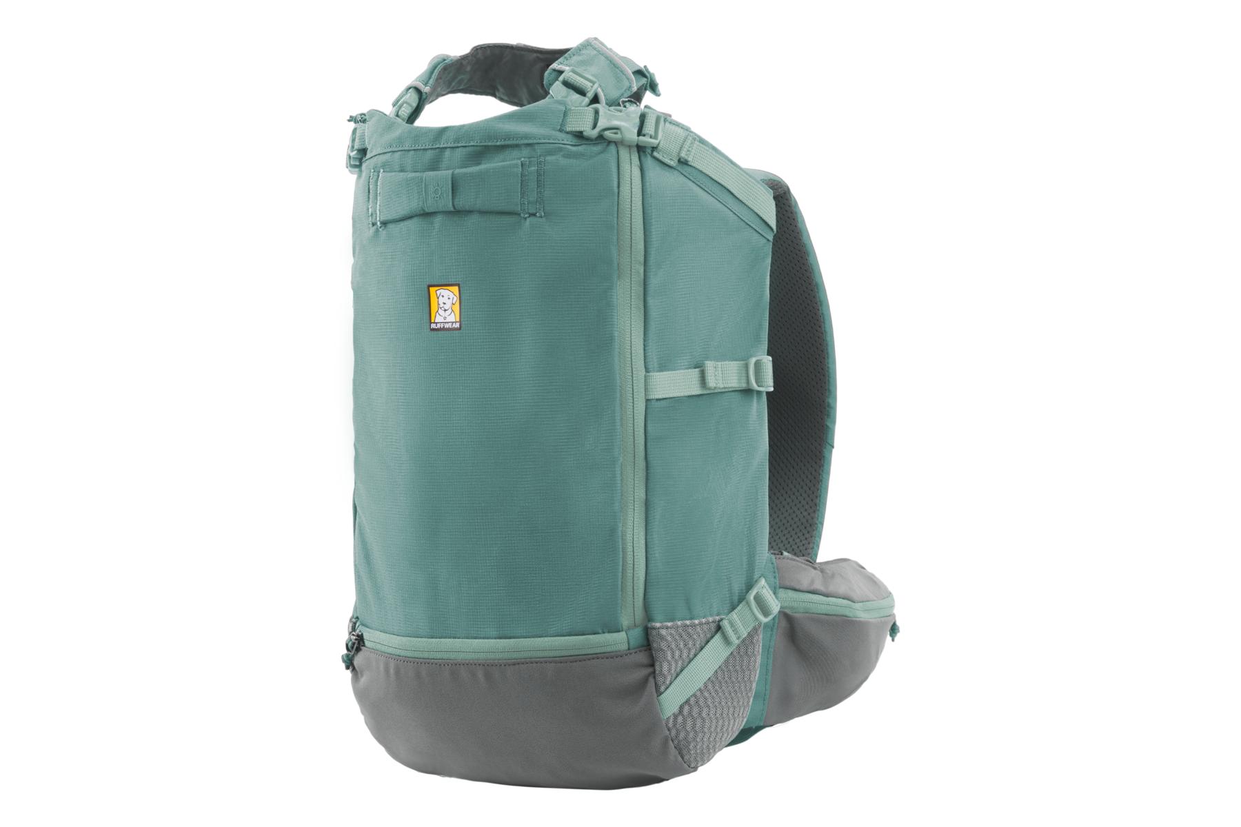 Ruffwear Hitch Hiker Backpack Dog Carrier, River Rock Green, XX-Small