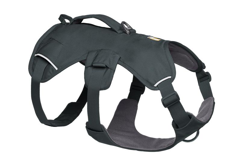 Ruffwear Web Master Harness with Handle for Dogs, Basalt Gray, X-Small